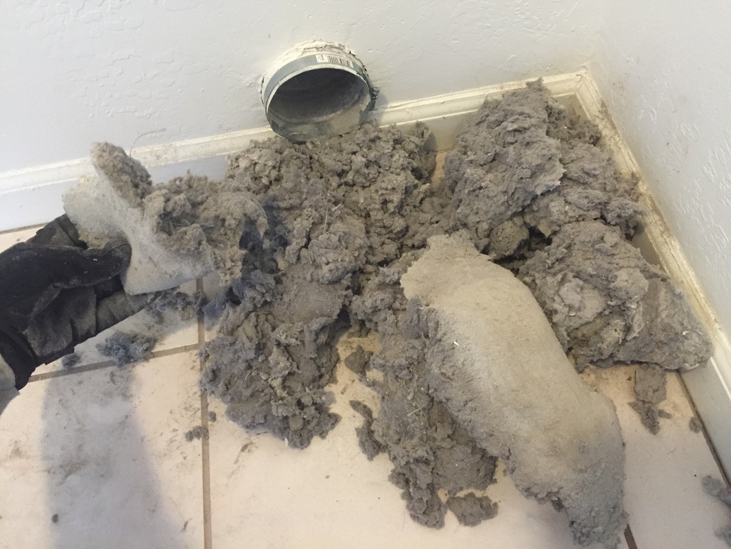Dryer vent cleaning result