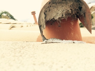 Dryer vent lint buildup
